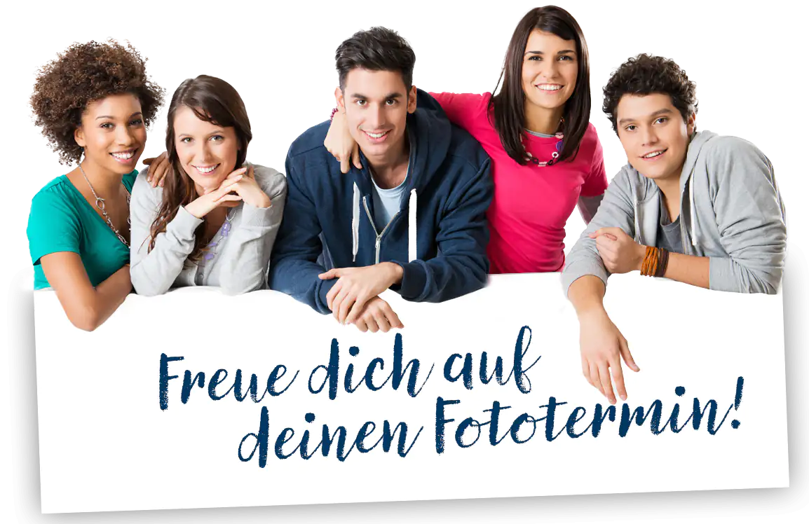 Freu dich auf deinen Fototermin!